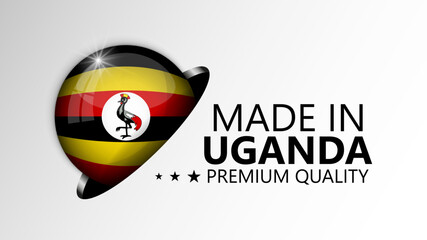 Made in Uganda graphic and label.
