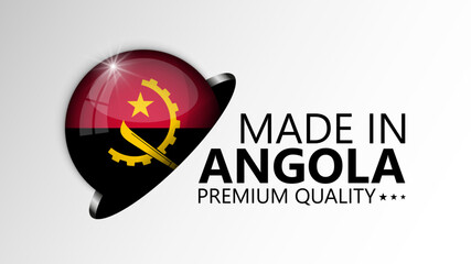 Made in Angola graphic and label.