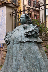 Aviles (Spain). Sculpture of the Monster in the city of Avil&eacute;s