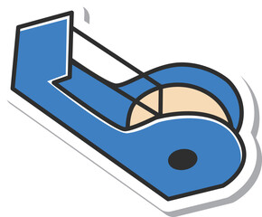 ステッカー風の単品アイコン　セロハンテープ