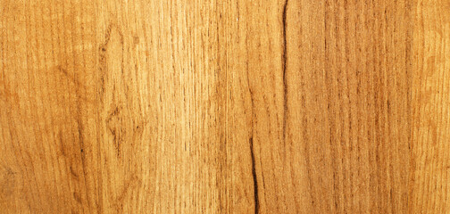 Wood texture background. Top view of wooden table with cracks. banner