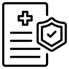 Fototapeta premium Insurance Icon