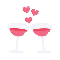 Valentine's day elements Decoration