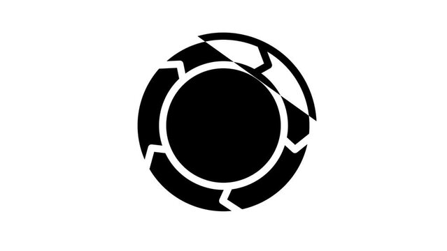 value business ethics line icon animation