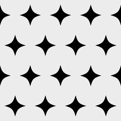 Seamless Graphic Monochrome Vintage Fabric Textile Wallpaper Wrapping Paper Swatch Template Pattern Background Design Decoration Artwork Print