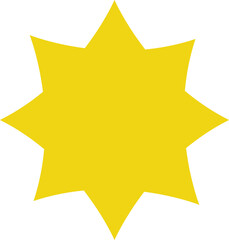 Yellow, orange, gold sparkles symbol. Vector stars sparkle icon. Bright firework, decoration twinkle, shiny flash. Glowing light effect