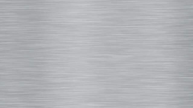 Aluminum shiny polished seamless sheet textures loop. Stainless brushed metal background material.