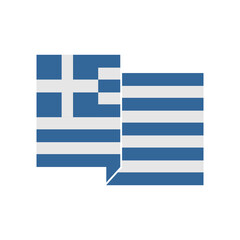 Greece flags icon set,vector sign symbol of independence day