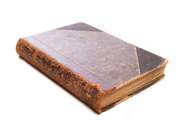 Old book isolated on a white background