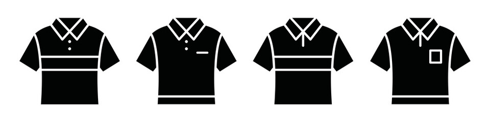 Polo shirt icon. T-shirt icon, vector illustration