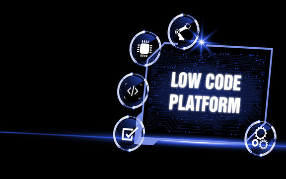 Low Code Software Development Platform Technology Idea.