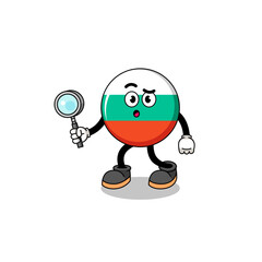 Mascot of bulgaria flag searching
