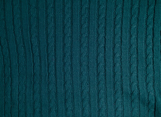 Clothing texture, fabric surface, dress close-up, green sweater