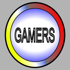 gamers button icon
