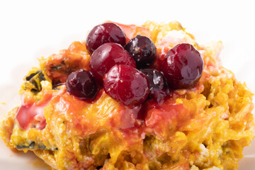 パンプキンサラダ　ベリーのせ