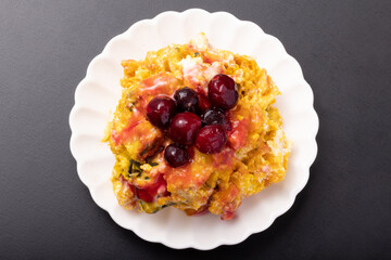 パンプキンサラダ　ベリーのせ