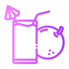 Obraz na płótnie Canvas juice icon