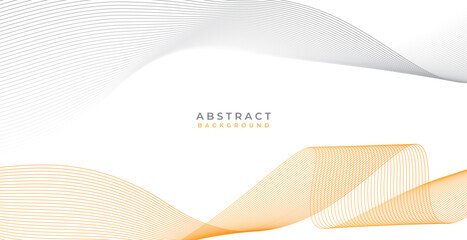 Abstract Orange Line background design