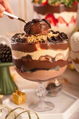 Sobremesa de chocolate
