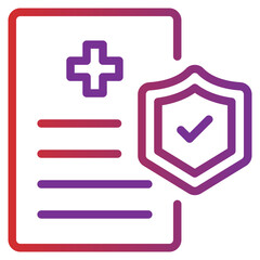 Fototapeta premium Insurance Icon