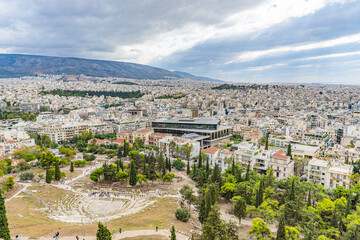 Obraz premium Greece, Athens, Acropolis, Theatre of Dionysus