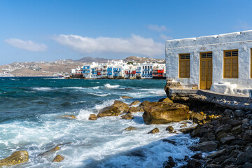 Greece, Mykonos, Mykonos Town, Small Venice