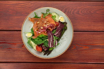 Beef salad,Spicy salad of roasted beef