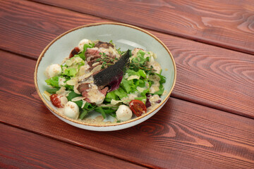 Beef salad,Spicy salad of roasted beef