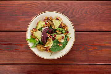 Beef salad,Spicy salad of roasted beef