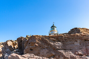 Greece, Santorini, Akrotiri Lighthouse