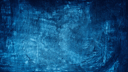 Fototapeta na wymiar Texture blue cement concrete wall abstract background