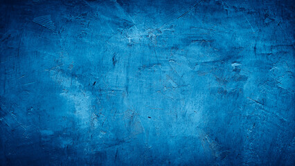 Obraz premium Texture blue cement concrete wall abstract background