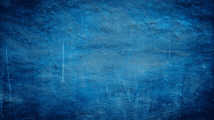Texture blue cement concrete wall abstract background