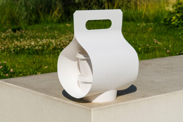 Blank food delivery take away package branding