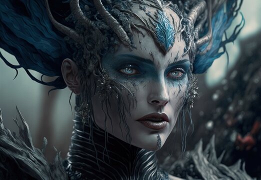 Striga. Generative AI, non-existent person. 