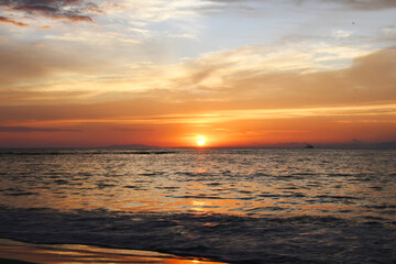 Sunset Over the Costa Rica Pacific Ocean