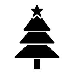Obraz premium christmas tree icon