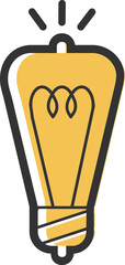 Light bulb line icon