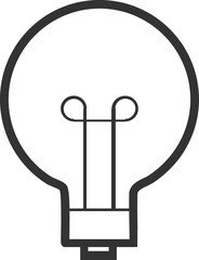 Light bulb line icon
