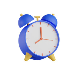 Clock Course Education 3D Illustration