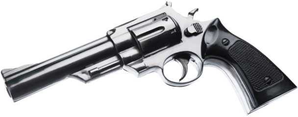 Old retro west rifle metal revolver