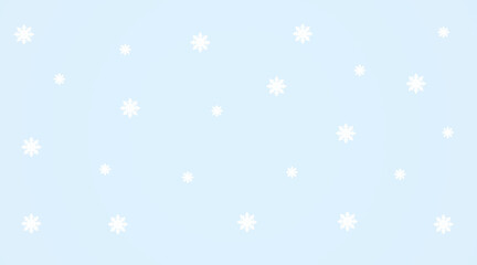 Niebieskie tło śnieg ilustracja - obrazy, fototapety, plakaty