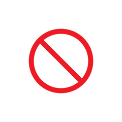 Ban png symbol, forbidden sign, not allowed icon isolated on transparent background
