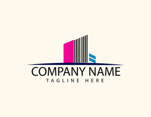 Real estate and home buildings logo icons template design,