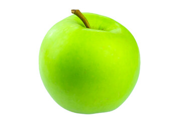 green apple isolated from background