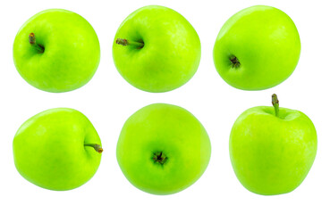 green apple isolated from background