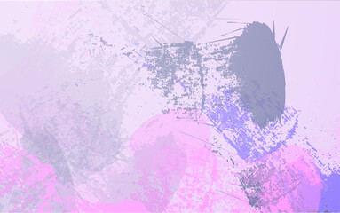 Grunge texture splash paint purple pastel color background