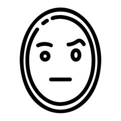 Fototapeta premium annoyed icon