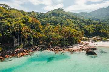 Big island Ilha Grande aventureiro beach Angra dos Reis, Rio de Janeiro, Brazil 