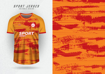 t-shirt design background for team jersey, racing, cycling, soccer, game, orange grunge pattern